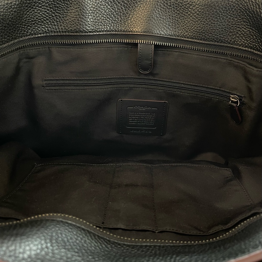 Coach Leather Weekender Tote w/ Crossbody Strap - Picture 4 of 4